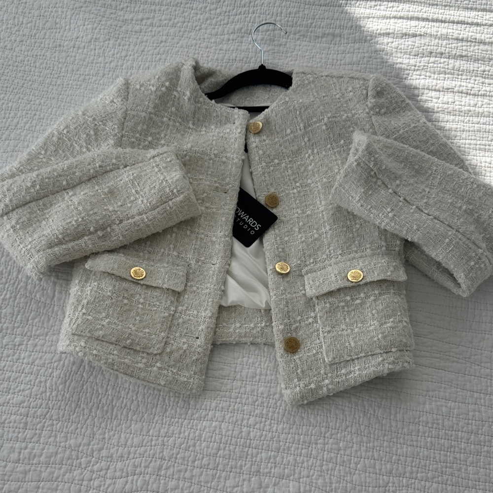 White Tweed Jacket